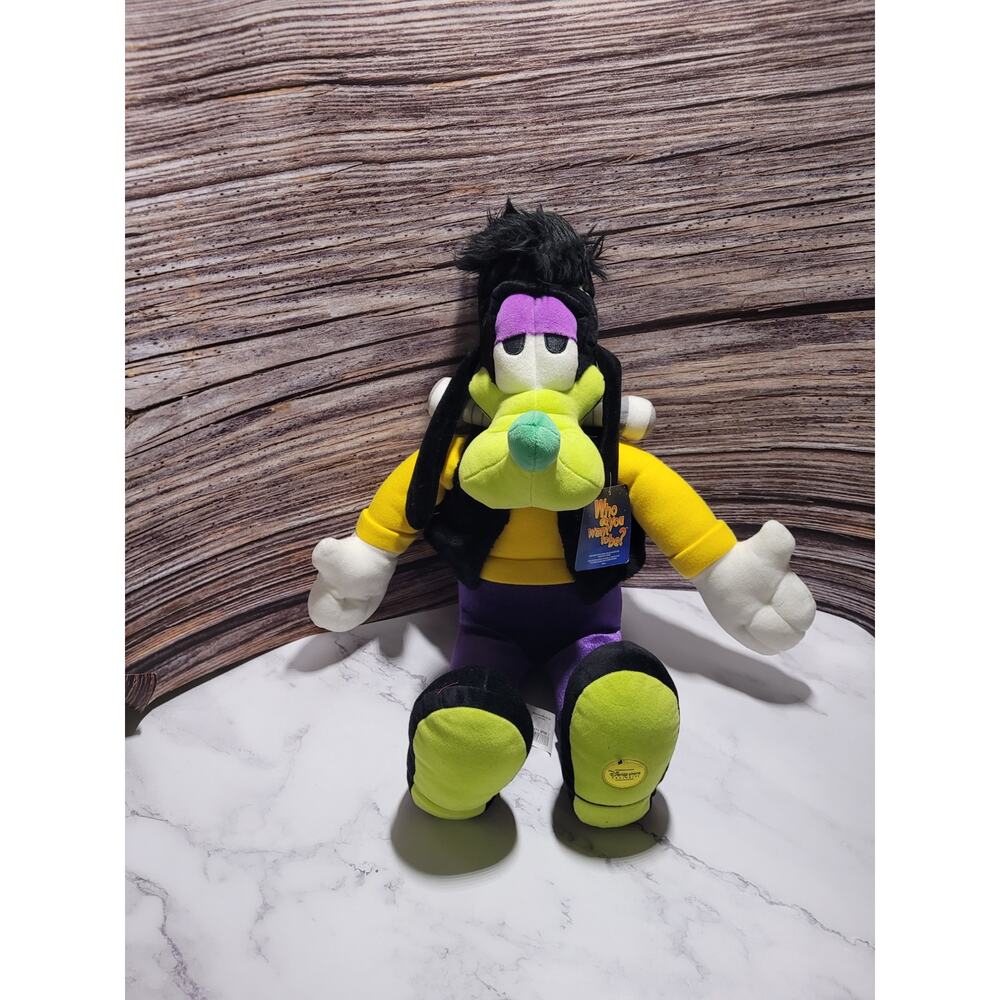2003 Disney Store Halloween "GOOF N STEIN" Goofy Frankenstein Monster 22" Plush